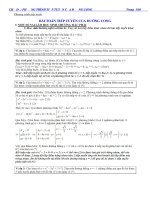 CHỦ ĐỀ: PHƯƠNG TRÌNH TIẾP TUYẾN CỦA ĐƯỜNG CONG ppsx