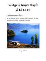 Vẻ đẹp và truyền thuyết về hồ Lô Cô pot