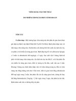 VIÊM MÀNG NÃO THỨ PHÁTDO NHIỄM STRONGYLOIDES STERCORALIS docx