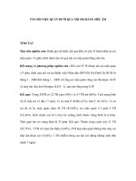 TÁN SỎI NIỆU QUẢN DƯỚI QUA NỘI SOI BẰNG SIÊU ÂM doc