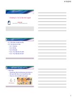 Ngôn ngữ lập trình C - Chương 6 doc