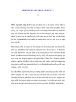 CHIẾN LƯỢC SẢN PHẨM VÀ DỊCH VỤ 3 ppt