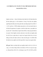 CAN THIỆP ĐA YẾU TỐ LÊN TỬ VONG TRÊN BỆNH NHÂN ĐÁI THÁO ĐƯỜNG TYPE 2 ppsx