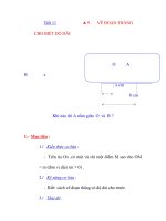 giáo án toán học: hình học 6 tiết 11+12 ppt