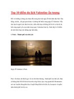 Top 10 điểm du lịch Valentine ấn tượng ppsx