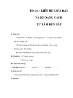 giáo án toán học: hình học 9 tiết 24+25 pot