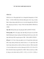 XỬ TRÍ LỒNG GHÉP BỆNH TRẺ EM docx