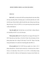 HÀNH VI PHÒNG CHỐNG LAO CHO CỘNG ĐỒNG ppsx