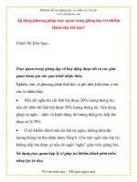 Áp dụng phương pháp trực quan trong giảng dạy trẻ khiếm thính như thế nào? ppt