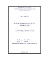 đánh giá hiện trạng sử dụng đất quận long biên