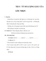 giáo án toán học: hình học 9 tiết 5+6 pot