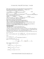 Các bài toán trong dao động điều hòa potx