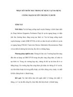 NHẬN XÉT BƯỚC ĐẦU TRONG SỬ DỤNG VẠT DA BỤNG CUỐNG MẠCH XUYÊN THƯỢNG VỊ DƯỚI pot