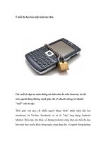 5 mối đe dọa bảo mật nên lưu tâm ppt