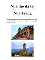 Nhà thờ đá tại Nha Trang ppsx