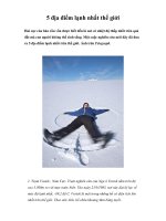 5 địa điểm lạnh nhất thế giới pptx