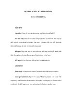 BỆNH LÝ ĐƯỜNG HÔ HẤP Ở TRẺ EMDO KÝ SINH TRÙNG ppsx