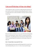 Làm sao để hòa hợp với bạn của chàng? pot