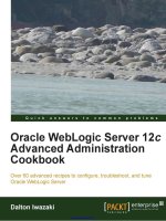 oracle weblogic server 12c advanced administration cookbook
