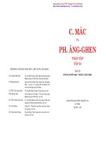 [Triết Học] Học Thuyết Chủ Nghĩa Karl Marx - Marx Engels tập 31 phần 1 pot