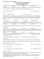 Đề thi thử vật lý - Trương Đình Sen doc