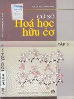 Cơ sở hóa học hữu cơ tập 3 part 1 doc