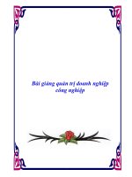 Bài giảng quản trị doanh nghiệp doanh nghiệp pdf