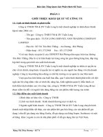 báo cáo tổng quan các thành phần kế toán tại công ty tnhh tm & dv tuấn long