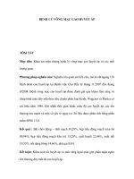 BỆNH LÝ VÕNG MẠC CAO HUYẾT ÁP pptx