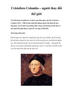 Cristoforo Colombo – người thay đổi thế giới docx