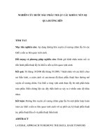 NGHIÊN CỨU BƯỚC ĐẦU PHẪU THUẬT CÁC KHỐI U NỀN SỌ QUA ĐƯỜNG BÊN pot