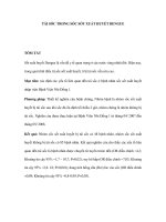 TÁI SỐC TRONG SỐC SỐT XUẤT HUYẾT DENGUE ppsx