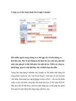 5 công cụ và thủ thuật dành cho Google Calendar potx