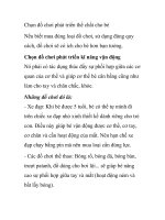 Chọn đồ chơi phát triển thể chất cho bé pps