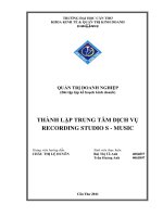 THÀNH LẬP TRUNG TÂM DỊCH VỤ RECORDING STUDIO S - MUSIC doc