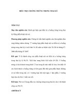 ĐIỀU TRỊ U BUỒNG TRỨNG TRONG THAI KỲ pps