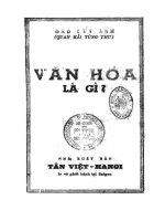 Văn hóa là gì part 1 pot