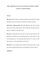 ĐIỀU TRỊ BỆNH LÝ GIÁC MẠC DẢI BĂNG CÓ KÈM TẬT KHÚC XẠ BẰNG LASER EXCIMER pdf