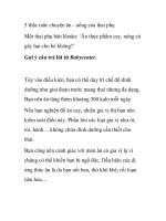 5 thắc mắc chuyện ăn - uống của thai phụ pptx