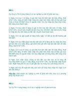 Bài tập kế toán hàng hóa ppt