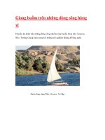 Giong buồm trên những dòng sông hùng vĩ pdf