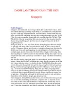 DANH LAM THẮNG CẢNH THẾ GIỚI - Singapore ppt