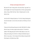 Để được tuyển dụng từ khi còn là SV doc