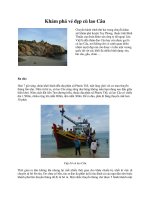 Khám phá vẻ đẹp cù lao Câu pot