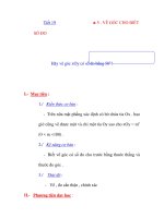 giáo án toán học: hình học 6 tiết 19+20 potx