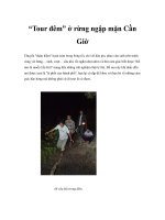 “Tour đêm” ở rừng ngập mặn Cần Giờ pdf