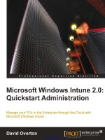 microsoft windows intune 2.0 quickstart administration
