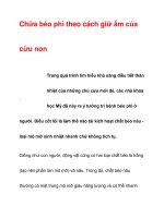 Chữa béo phì theo cách giữ ấm của cừu non pptx