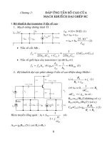 Đáp ứng tần số cao của mạch ghép RC pdf