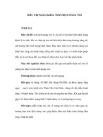 ĐIỀU TRỊ NGOẠI KHOA TRÀN DỊCH MÀNG TIM pptx